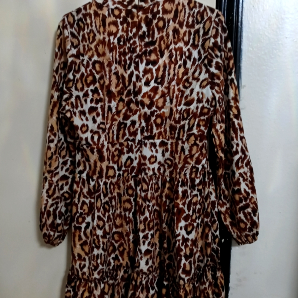 Animal print dress